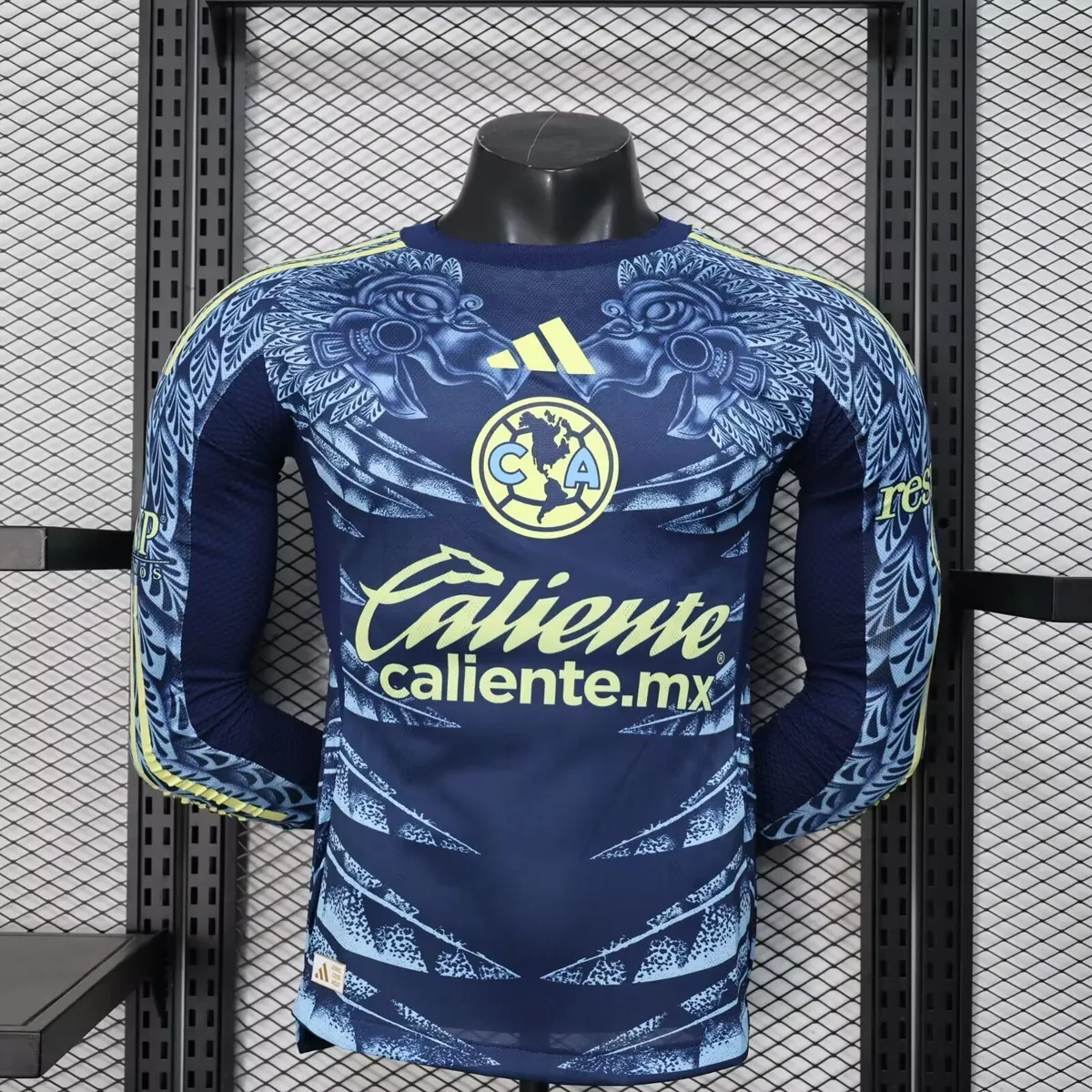 25-26 Club America Away Long Sleeve Kit Player Version Shirt Sino AAAAJersey Dropship Yupoo 8