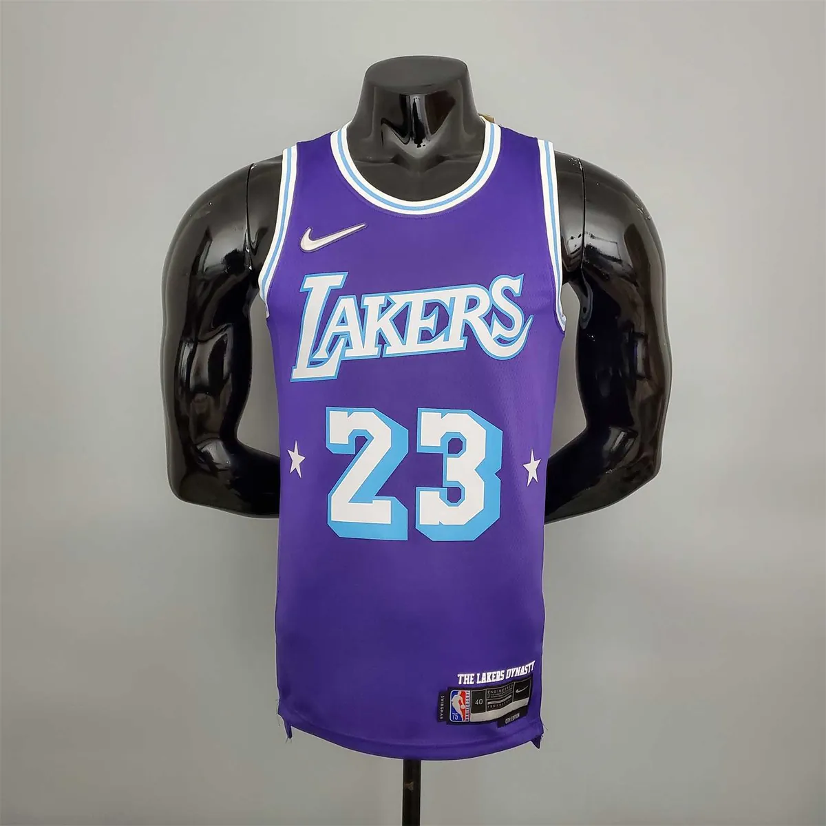 2022 75th Anniversary James #23 Lakers City Edition Purple 8