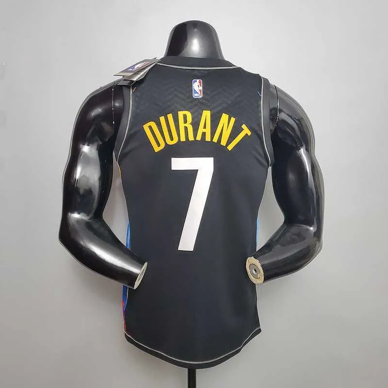 New Brooklyn Nets DURANT#7 City Edition Black 7