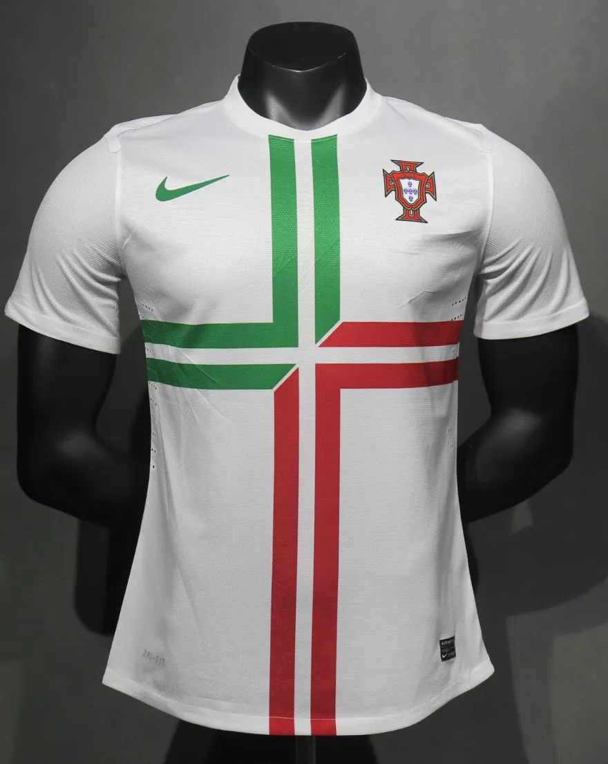 2012 Portugal Away Retro Kit Vintage Player Version Sino Shirt AAAAJersey Dropship Yupoo 6