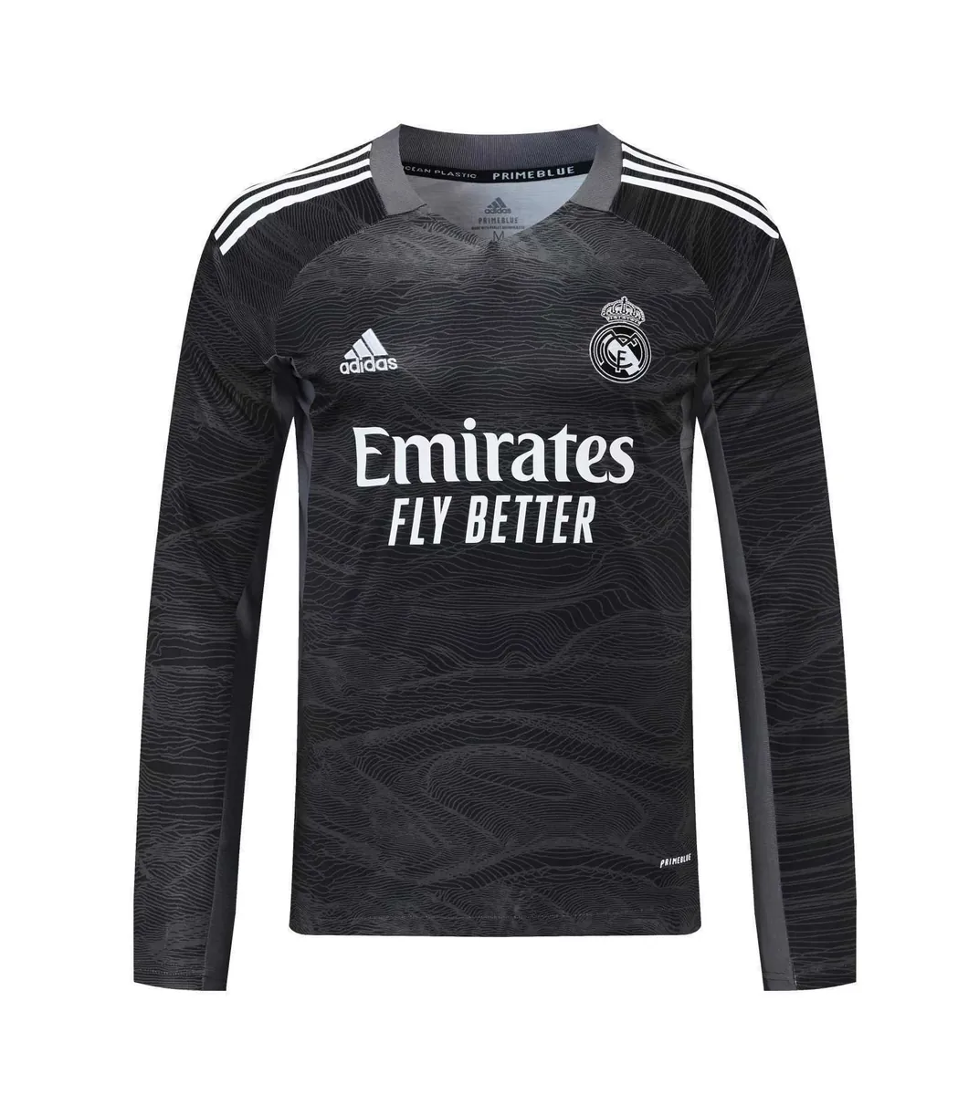 21-22 Real Madrid black goalkeeper long sleeve 13