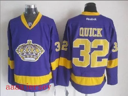 Los Angeles Kings retro ice hockey jersey M-3XL 洛杉矶国王队复古冰球服 2