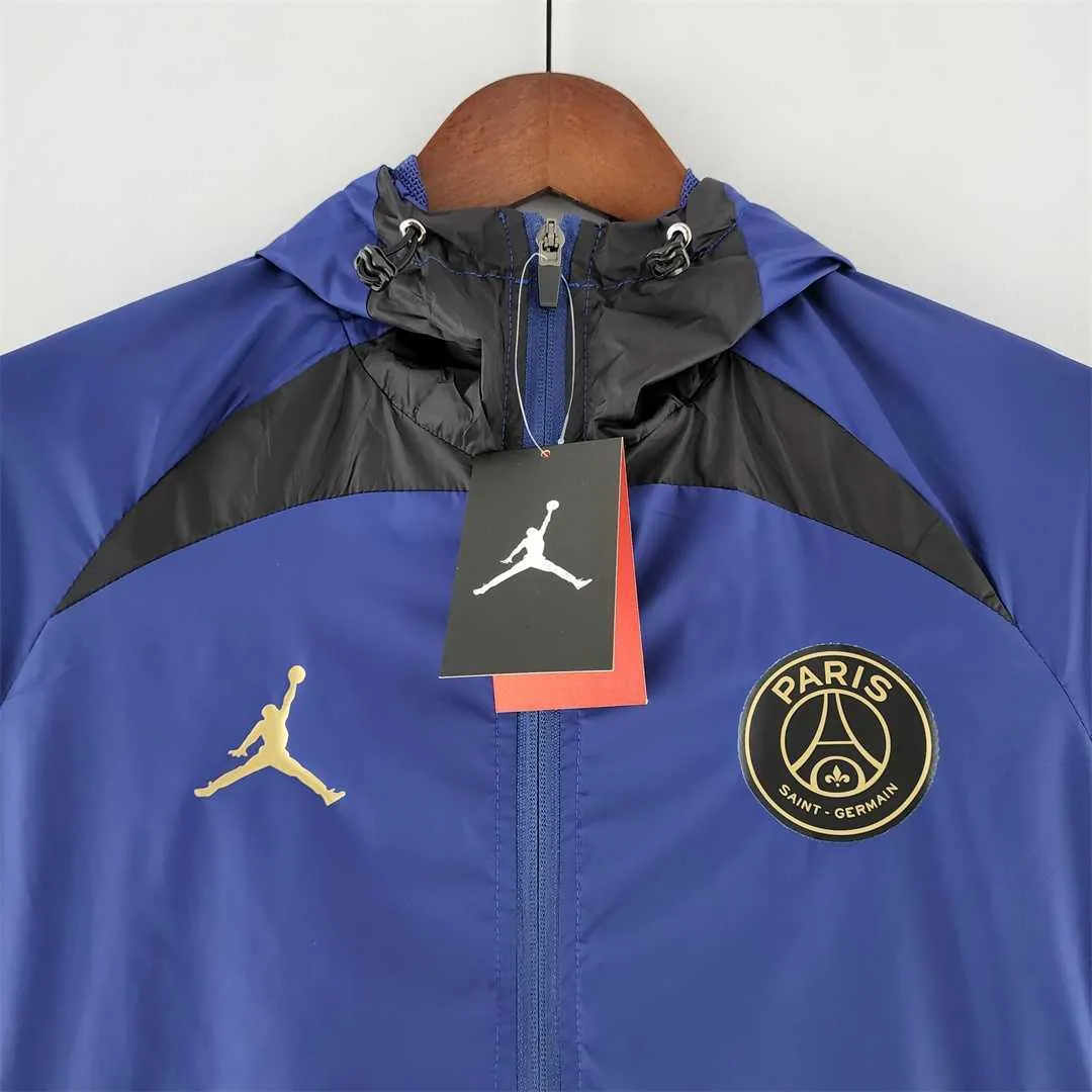 22-23 PSG Jordan blueblack Windbreaker 2
