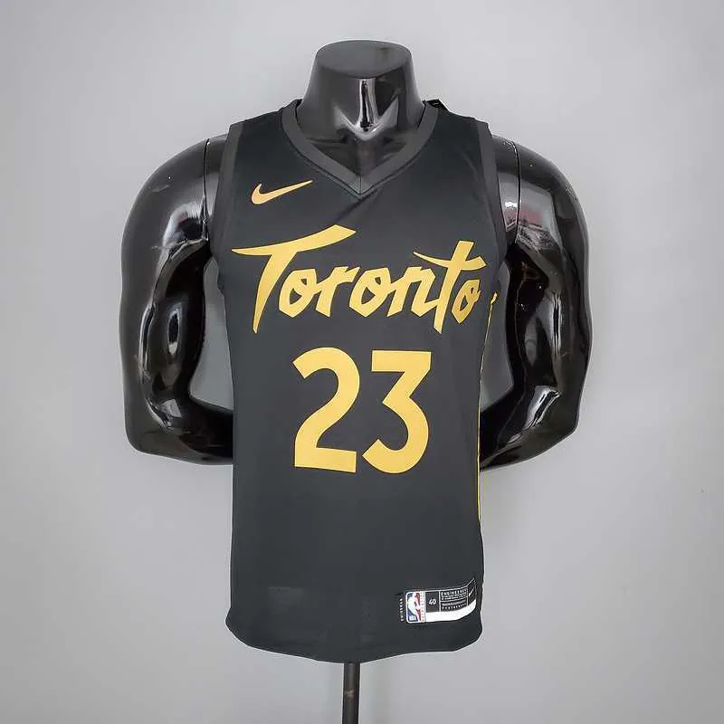 2021 VANVLEET#23 Raptors black gold 9