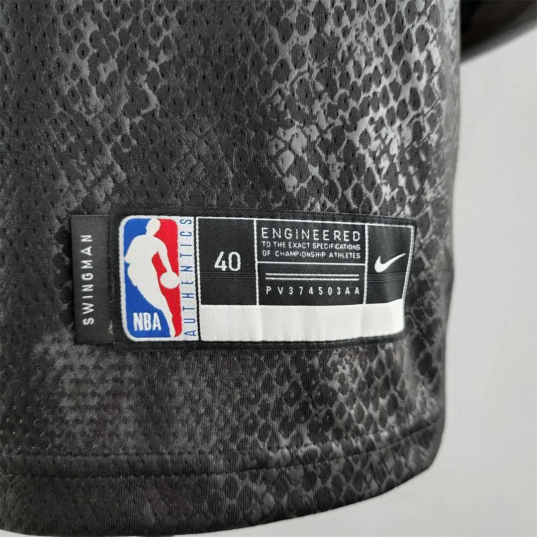 TOSCANO#95 Los Angeles Lakers black NBA jersey 7