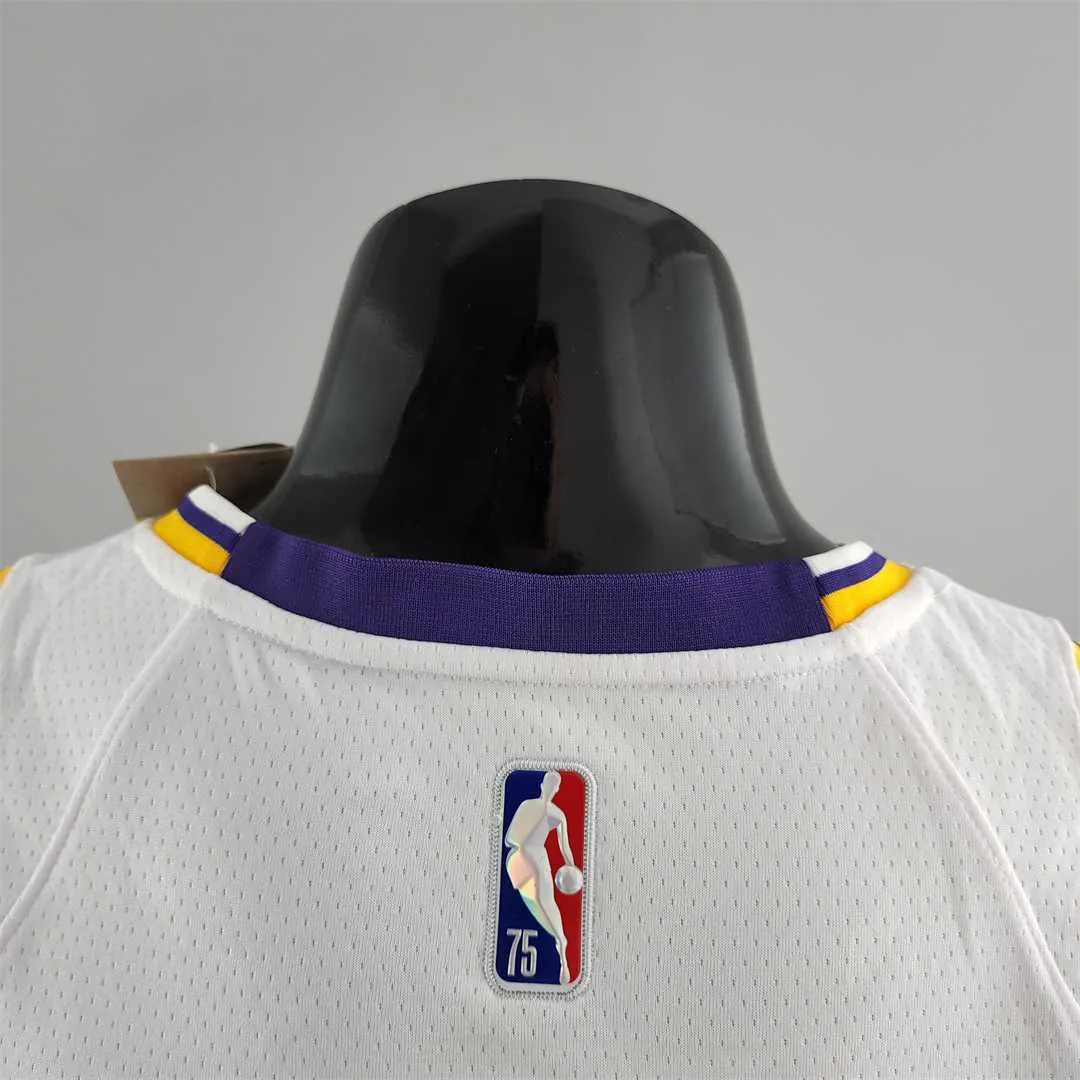 75th Anniversary IRVING #2 Los Angeles Lakers White NBA Jersey 4