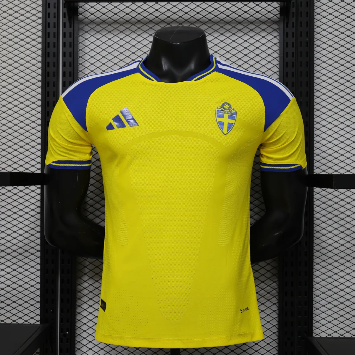 World Cup FIFA 2026 Sweden Mens Home Kit Football Player Version T-Shirt AAAAJerseys Supply Yupoo 5