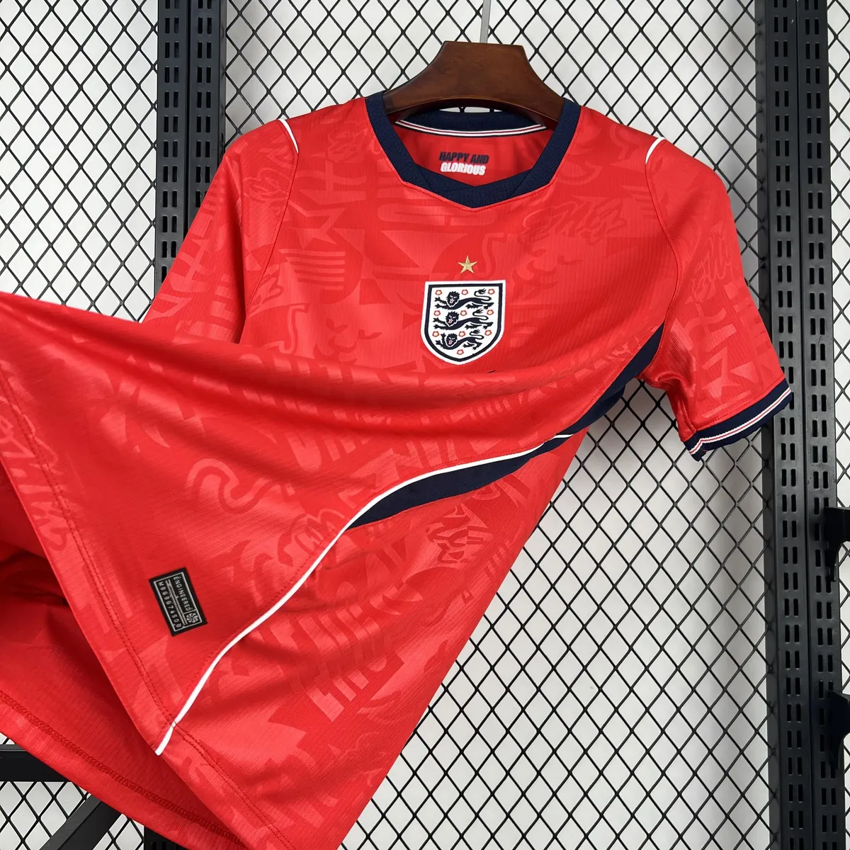 2026 World Cup England Mens Away Kit Red Football T-Shirt AAAAJersey Dropship Yupoo 7 2
