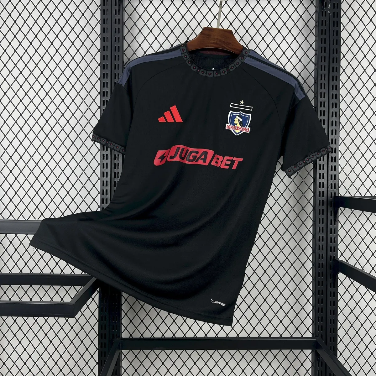 26-27 Colo Colo Mens Away Kit Soccer Black T-Shirt AAAAJersey Dropship Yupoo 7