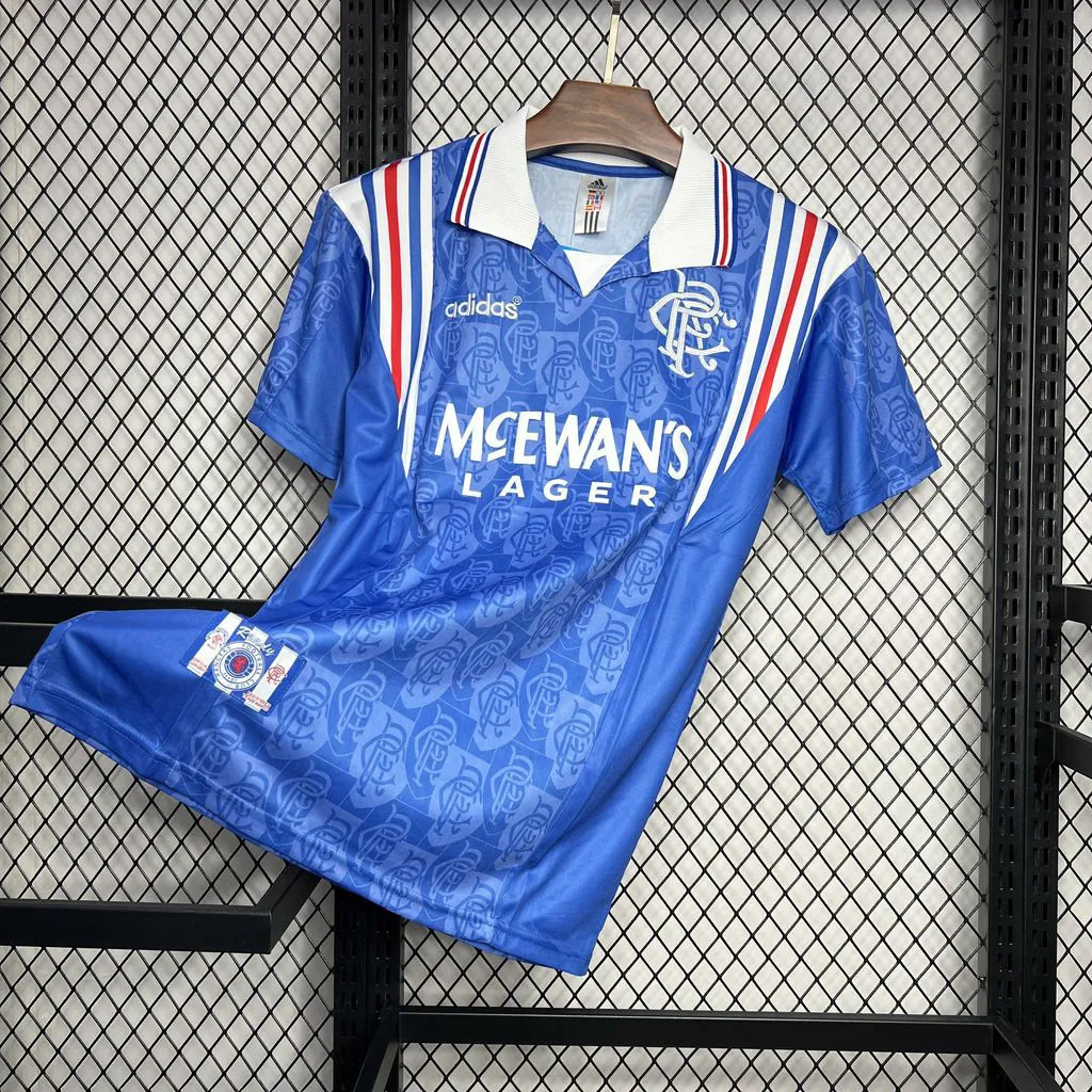 96-97 Rangers Home Retro Kit Vintage Shirt Sport AAAAJersey Yupoo 6
