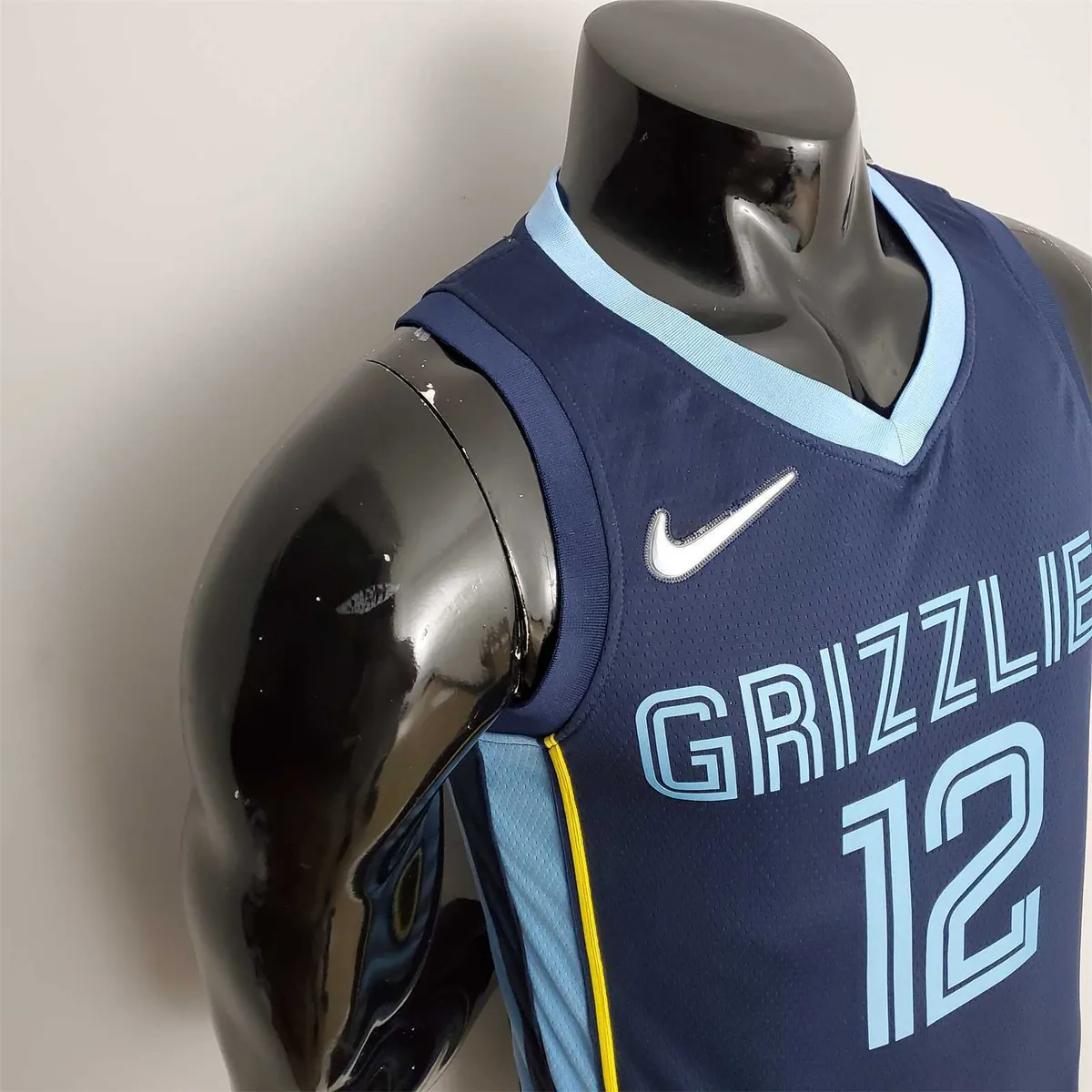 75th Anniversary Memphis Grizzlies MORANT#12 Navy Blue NBA Jersey 7