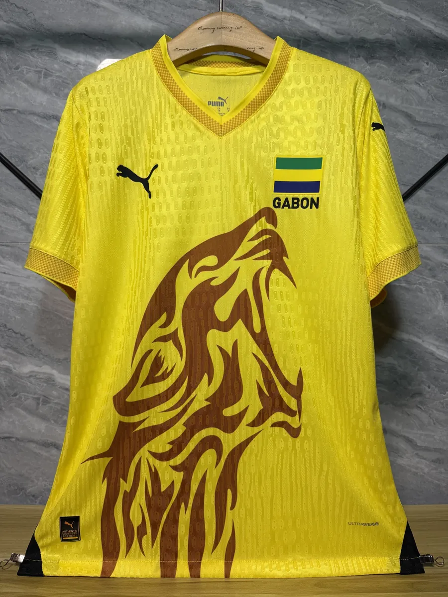 2026 Gabon Special Edition KIt Player Version Soccer T-Shirt AAAAJersey Supply Yupoo 1