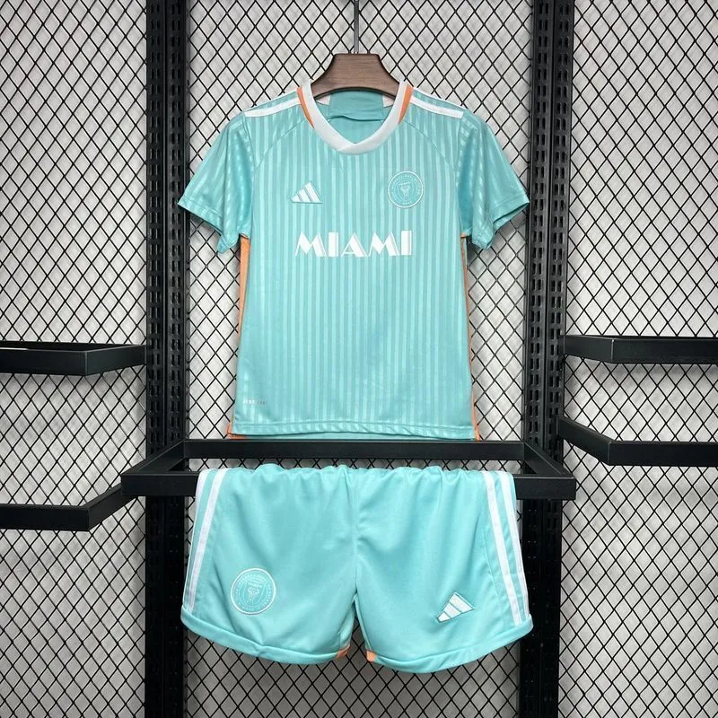 24-25 Inter Miami Third Kid Kits Youth Apparels Sport AAAAJersey Yupoo 9