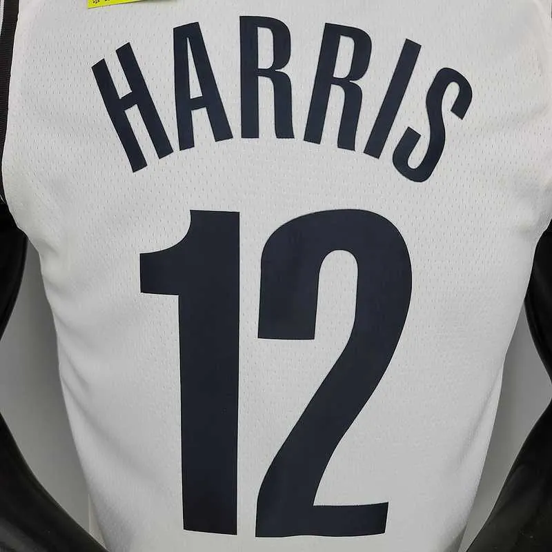 HARRIS#12 Brooklyn Nets white 4