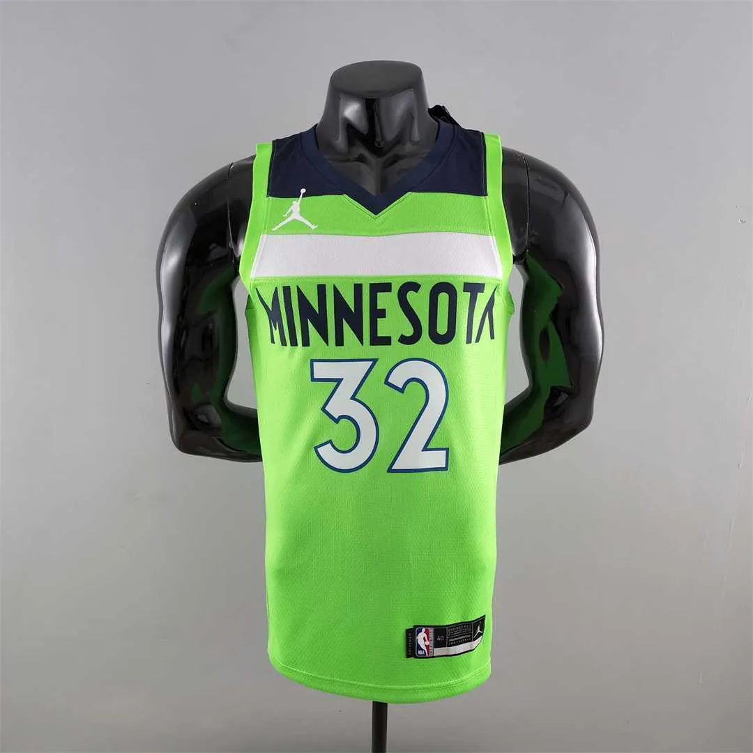 Minnesota Timberwolves TOWNS#32 Air Jordan NBA Jersey Blue 9