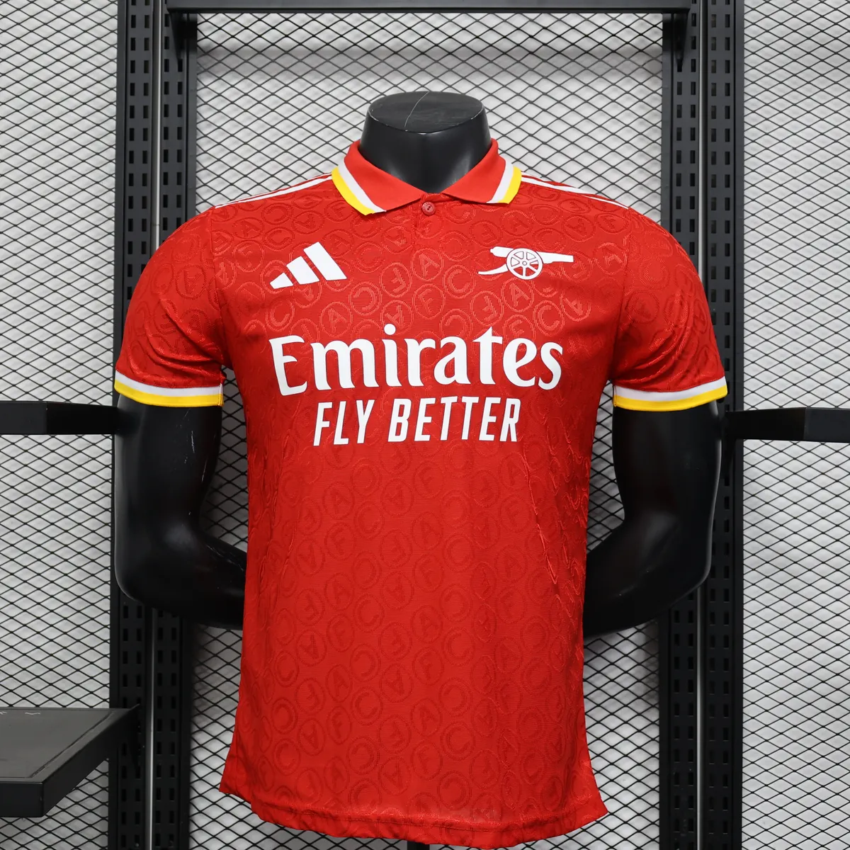 25-26 Arsenal Red Special Edition Kit Player Version Polo Shirt AAAAJersey Wholesale Yupoo 7