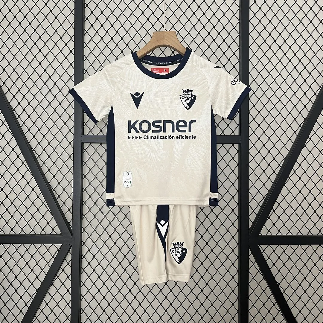 24-25 Osasuna Away Kid Kits Youth Apparels Football AAAAJersey Yupoo 9