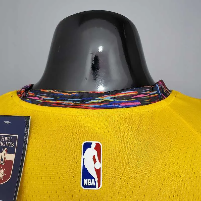 Irving#11 Brooklyn Nets Commemorative Edition Yellow 7