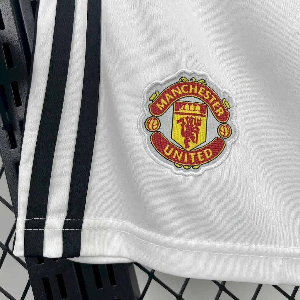 25-26 Manchester United Home Shorts Soccer Trousers AAAAJersey Supply Yupoo 2