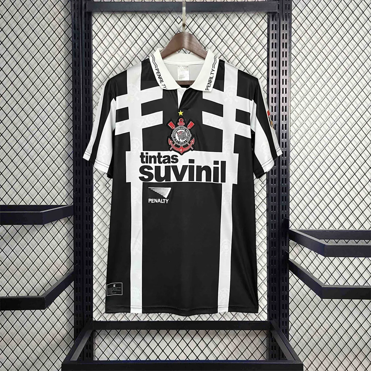 95-96 Corinthians Away Retro Kit Football AAAAJersey Yupoo 8