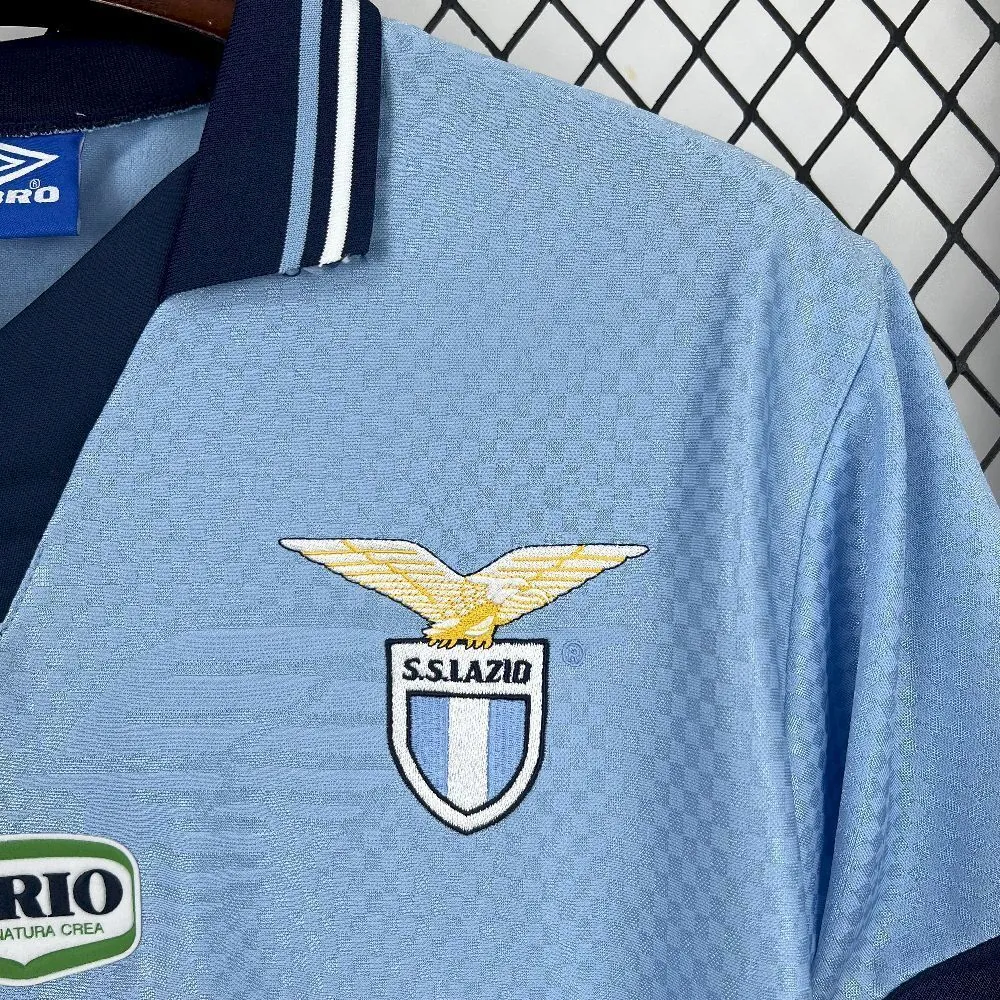 96-97 Lazio Home Retro Kit Vintage Shirt AAAAJersey Supply Yupoo 6