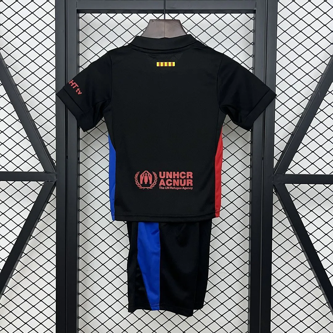 25-26 Barcelona x Travis Scott Away Kid Kits Youth Apparels AAAAJersey Wholesale Yupoo 4
