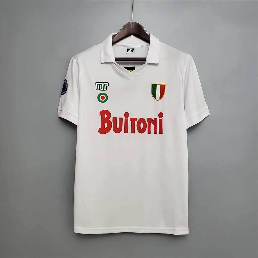 87-88 Napoli away white 15
