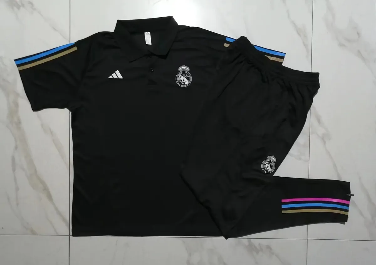 23-24 Real Madrid Polo(Shirt+Pants) Cheap Jerseys Yupoo 2