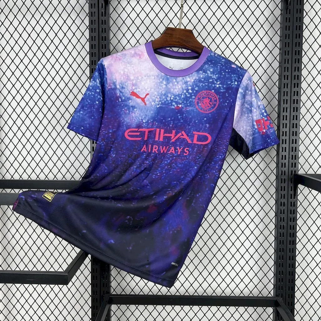 25-26 Manchester City Free Design 4 Special Edition Shirt Football Apparels Soccer AAAAJersey Y 6