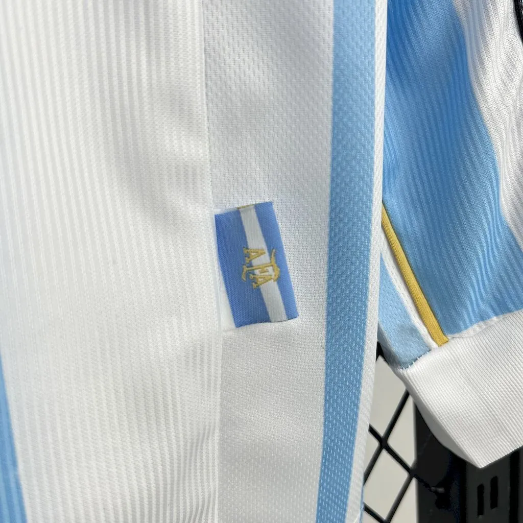 1998 Argentina Home Long Sleeve Retro Kit Vintage Shirt AAAAJersey Supplier Yupoo 3