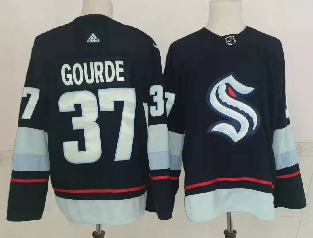 Seattle Kraken ice hockey jersey M-3XL 西雅图海妖队冰球服 9
