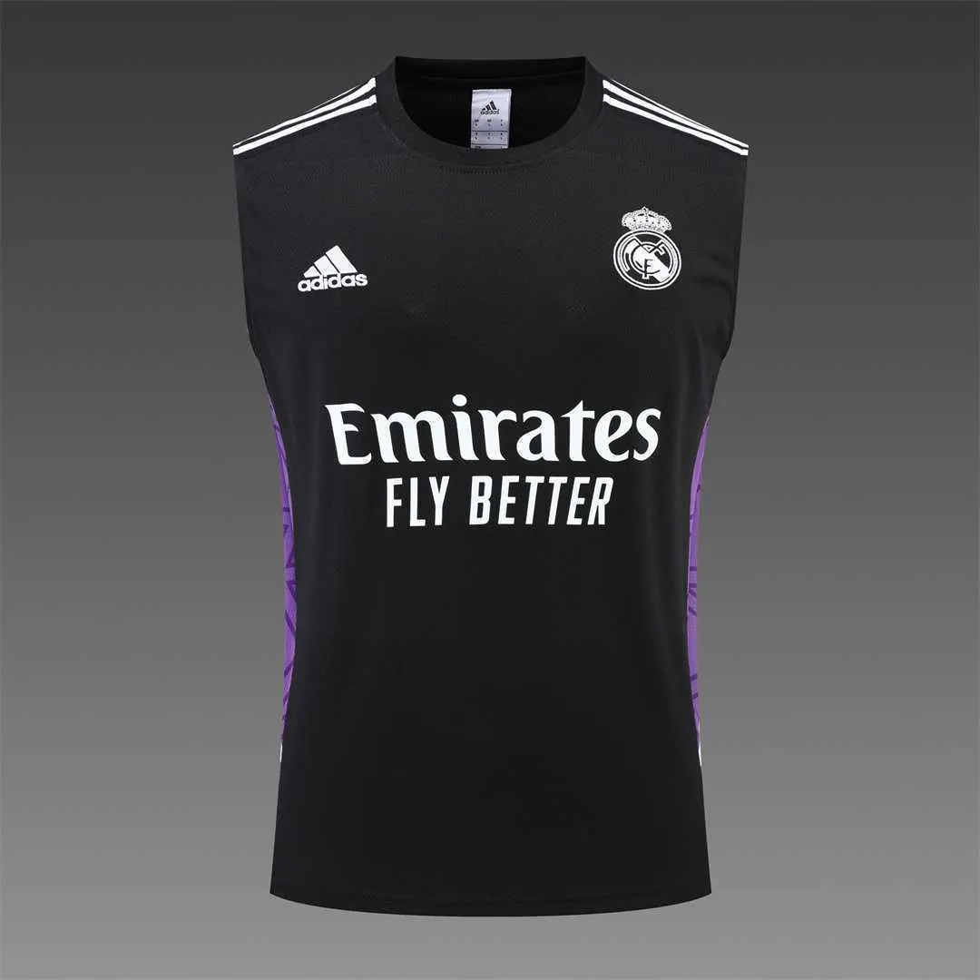 22-23 Real Madrid training suit kit Black 12