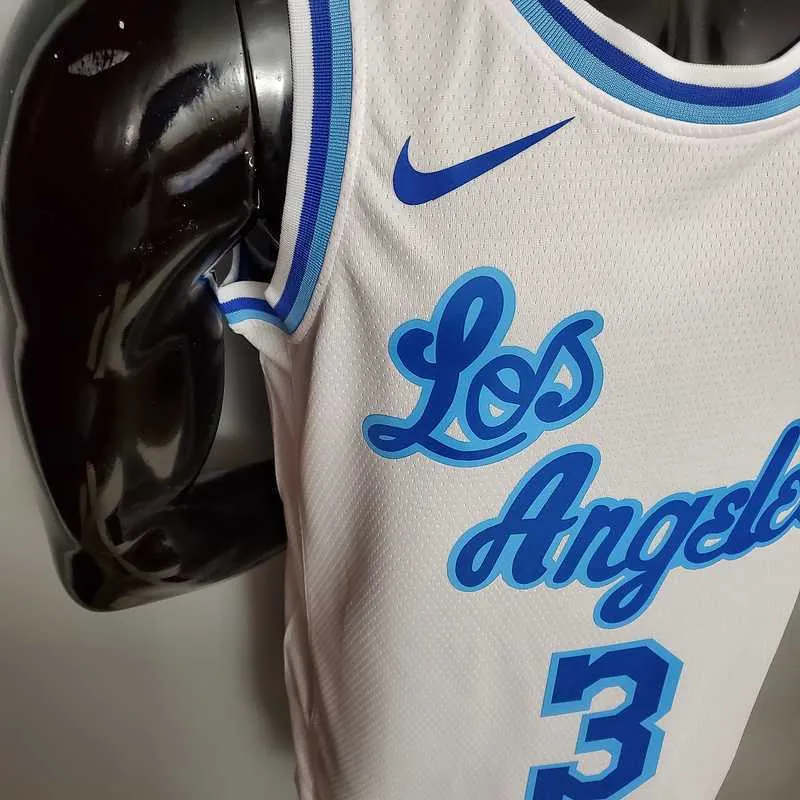 Retro night DAVIS #3 Lakers White 1