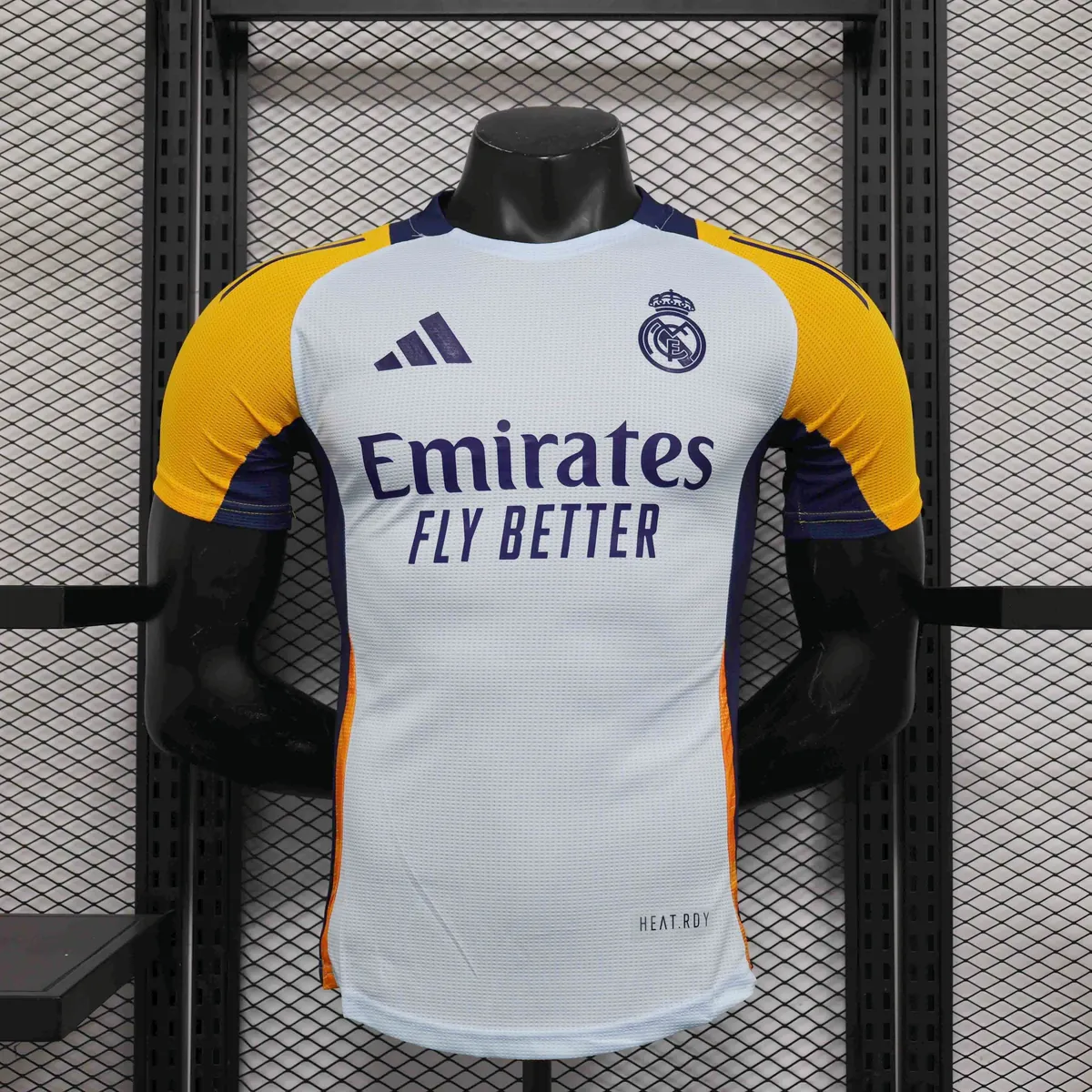 24-25 Real Madrid Pre-Match Kit Player Version Shirt Soccer AAAAJersey Yupoo 3