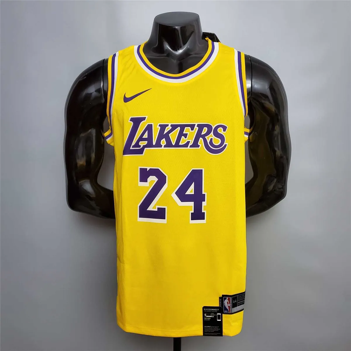 Bryant #24 Lakers Round neck yellow 7