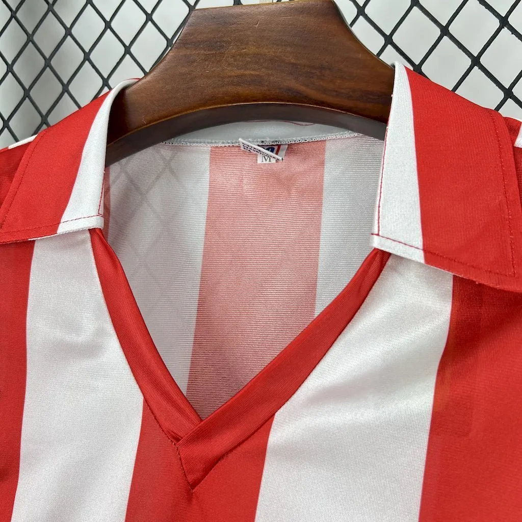 82-83 Atletico Madrid Home Retro Kit Vintage Shirt AAAAJersey Supply Yupoo 2