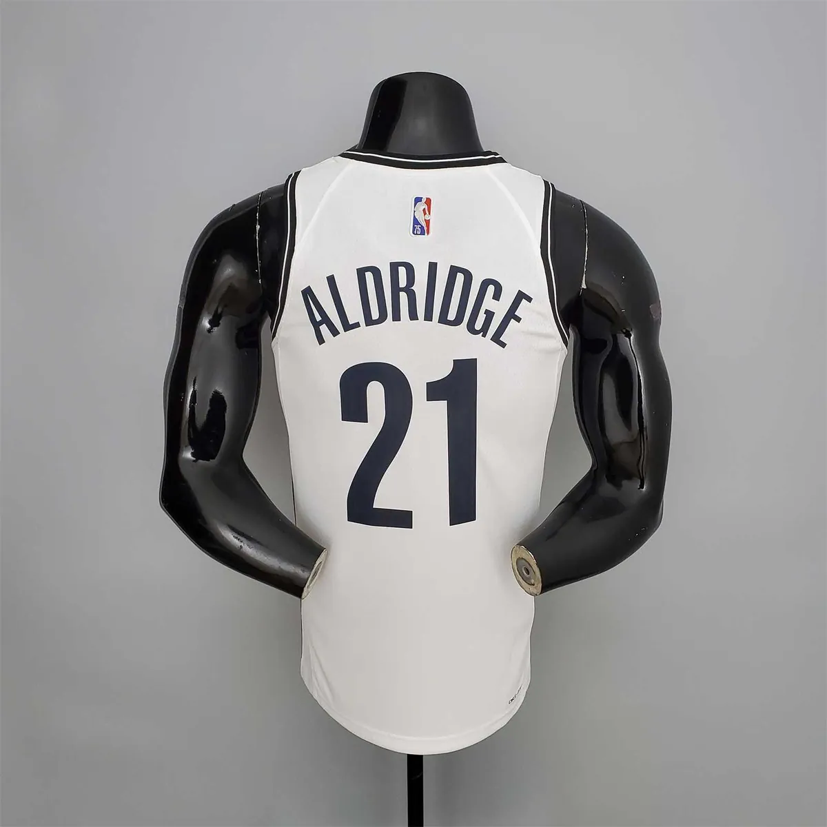 75th Anniversary ALDRIDGE#21 Nets White 5