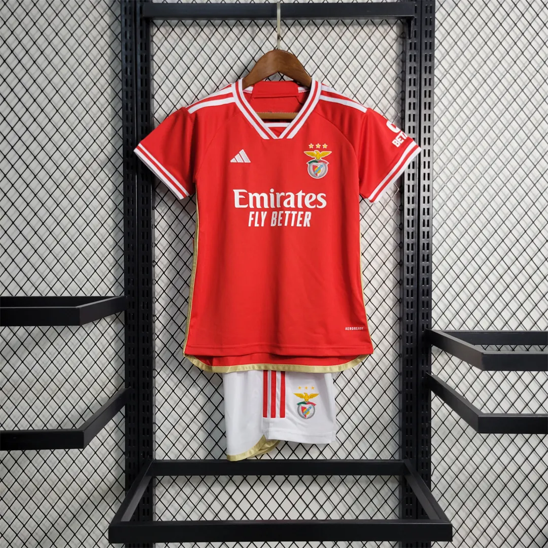23-24 Benfica Home Kids Kits Football Jerseys Yupoo 14