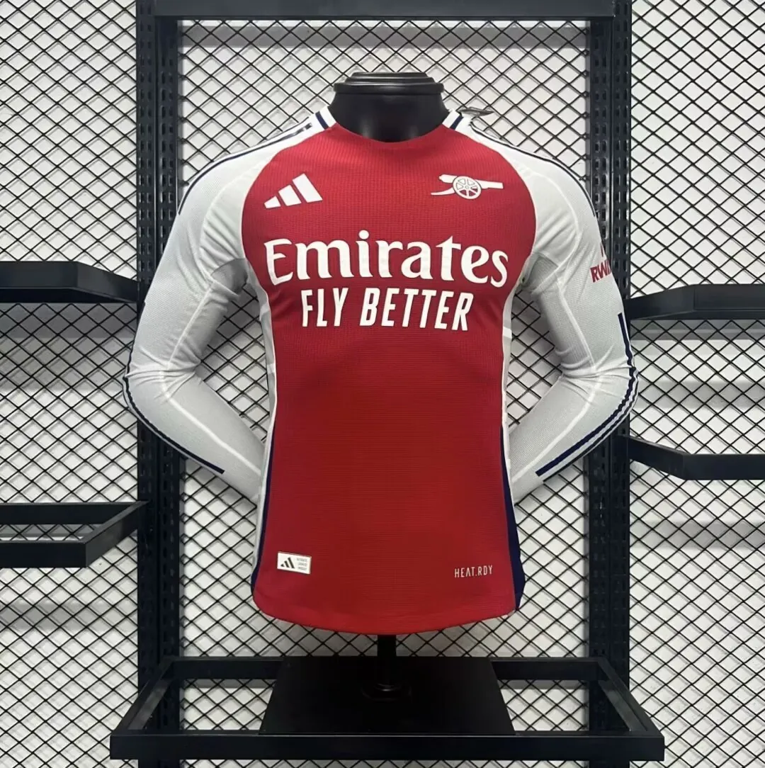 24-25 Arsenal Home Long Sleeve Kit Player Version Shirt AAAAJersey Supplier Yupoo 3