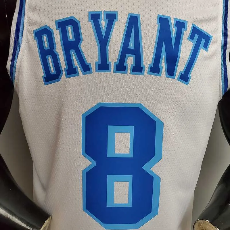 New Bryant #8 Lakers white 7