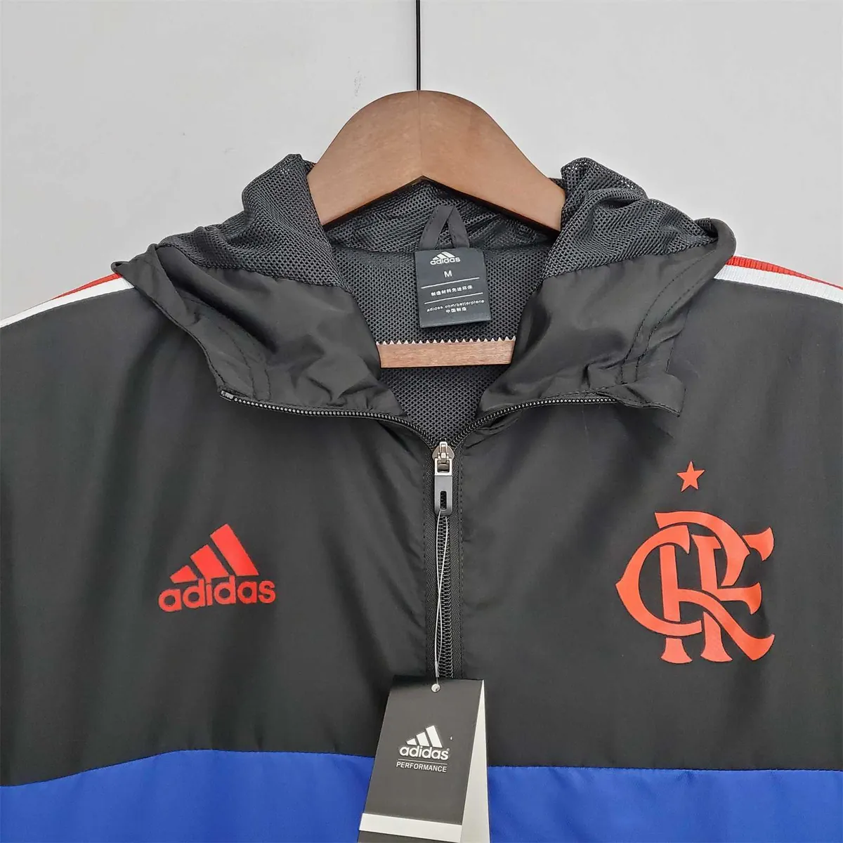 22-23 Flamengo blackblue windbreaker 3