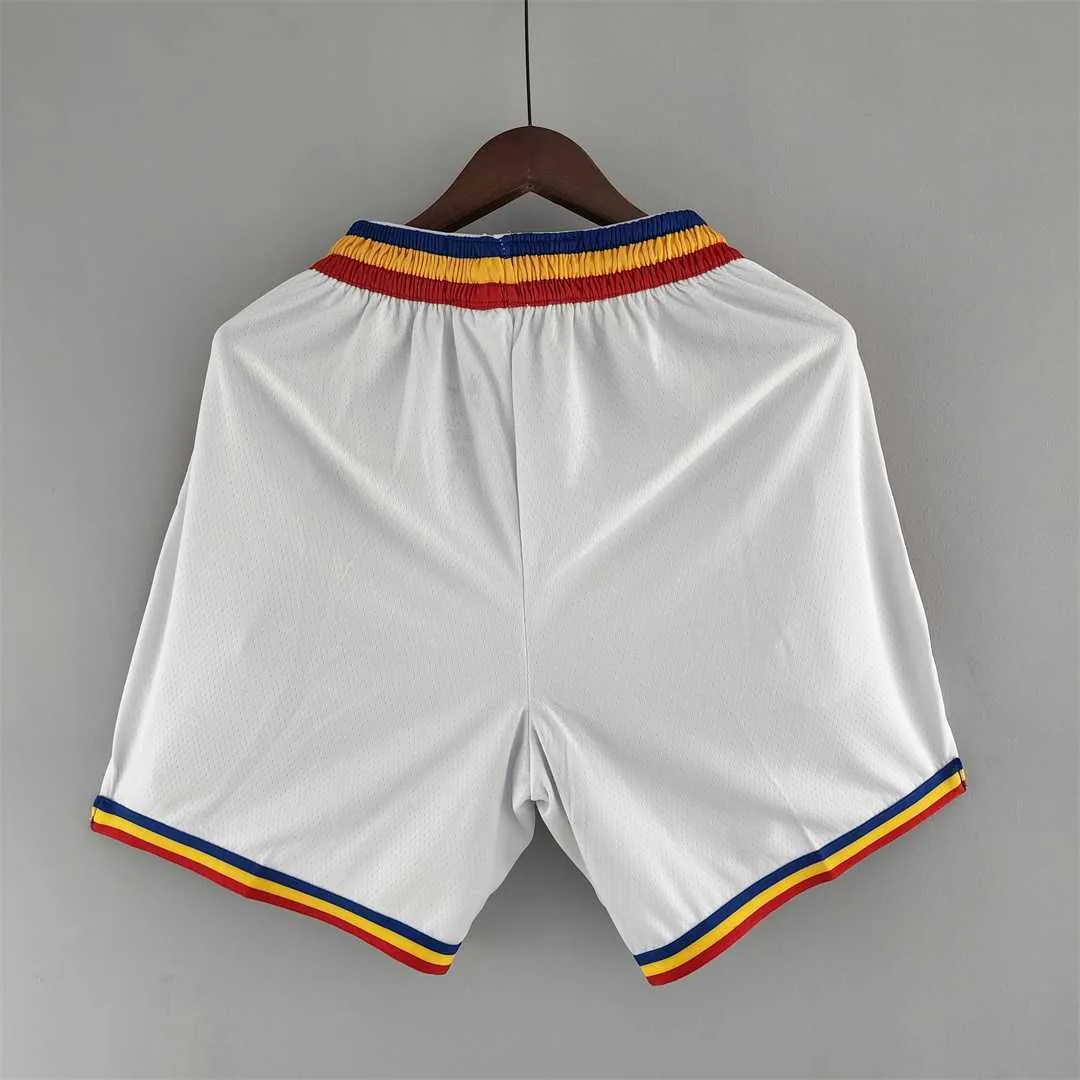 Golden State Warriors NBA Shorts White 4