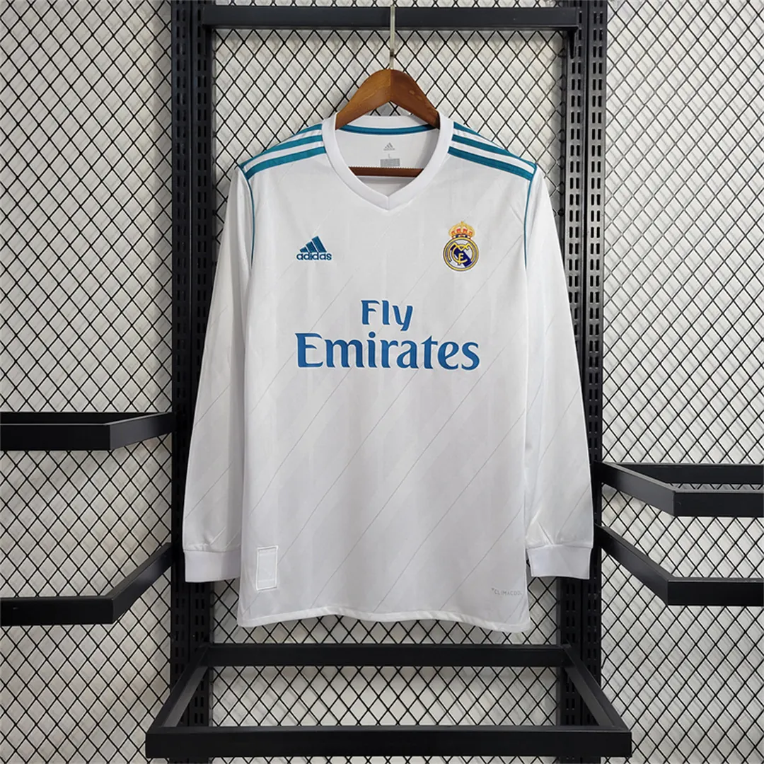 17-18 Real Madrid home long sleeve 2