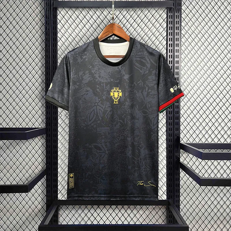 23-24 Portugal Special Edition Black S-XXL Cheap Soccer Jerseys 6