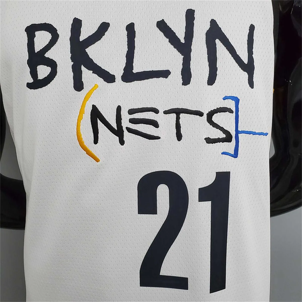 Nets Aldridge #21 graffiti (white) 3