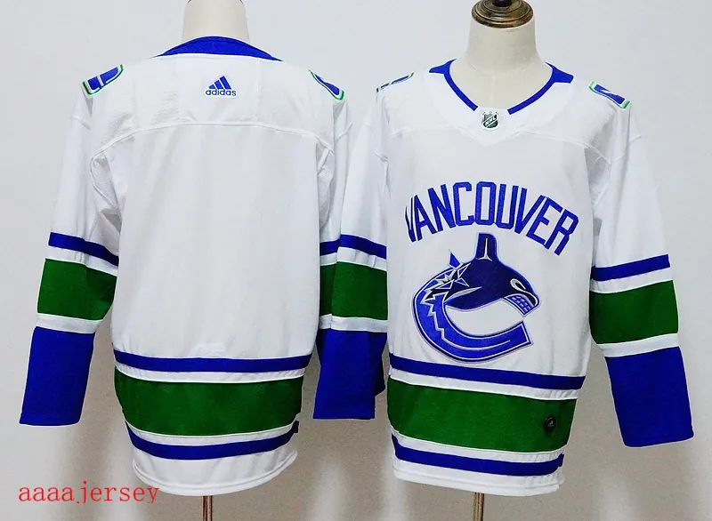 Vancouver Canucks ice hockey jersey M-3XL 温哥华加人队冰球服 2