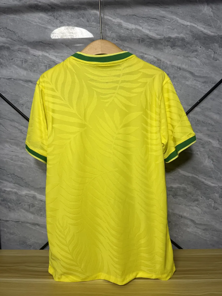 2025 Brazil Yellow Pigeon Special Edition Kit Football Player Version Shirt AAAAJersey Supply Y 4