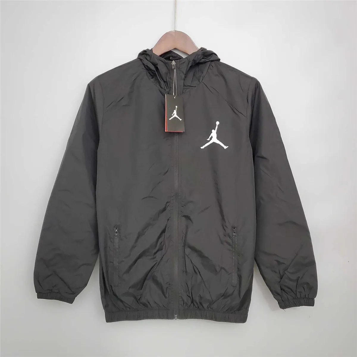 20-21 PSG Black Windbreaker 6