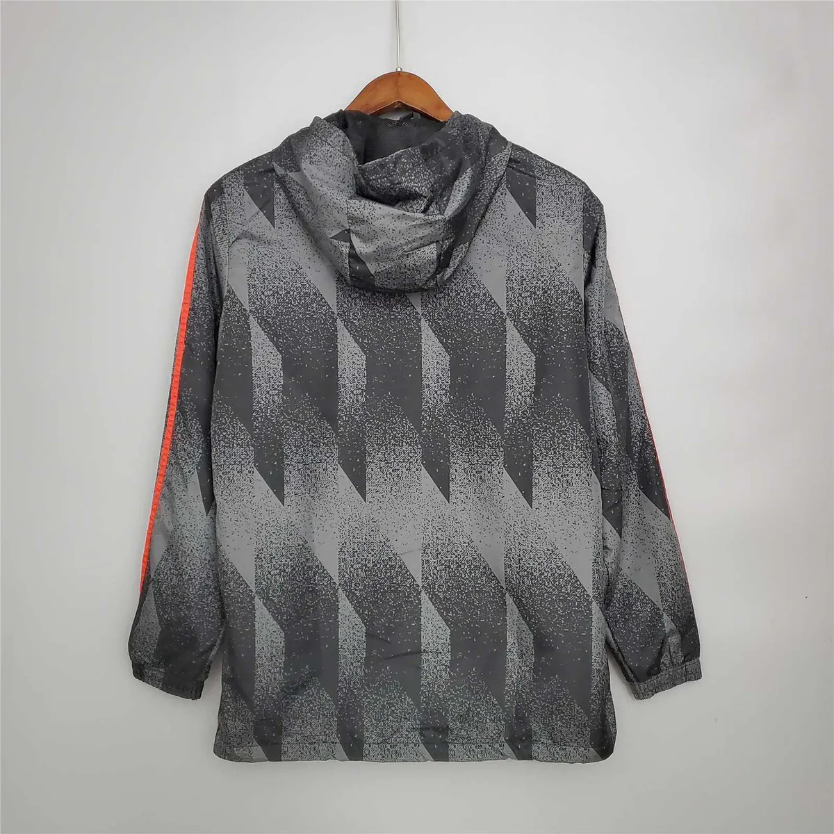 21-22 Bayern Munich Black Pattern Windbreaker 2
