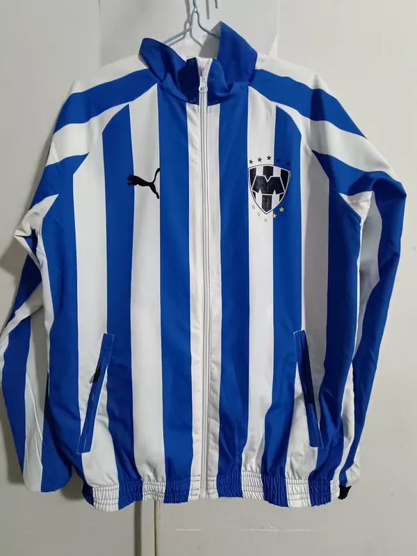 23-24 Monterrey Reversible Blue Windbreak Both-Sides Jackets Soccer Jerseys Yupoo 2